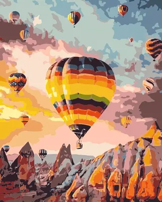 Image de Peinture par numéros - 40 x 50 cm Cappadoce - Titanum