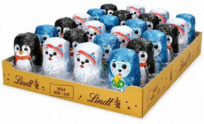 Produktbild von Lindt Wintertiere 24x40g