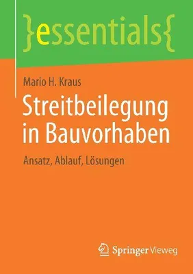 Produktbild von Streitbeilegung in Bauvorhaben