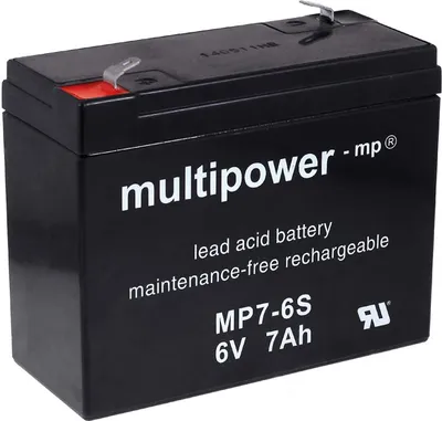 Produktbild von Powery Bleiakku (multipower) MP7-6S