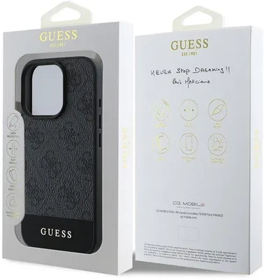 Obrázek produktu pro GUESS 3666339342265, Obal, Apple, Apple iPhone 16 Pro, 16 cm (6.3"), Černá