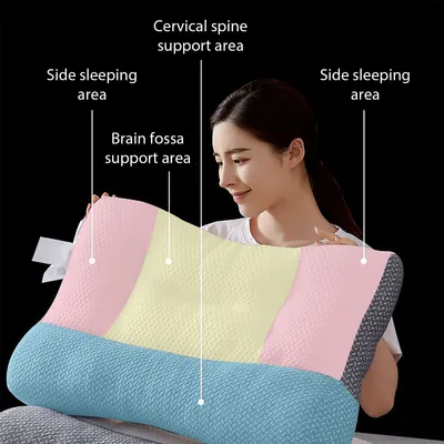 Produktbild von Cervical Ergonomic Pillow,Ergonomisches Kissen,Nackenkissen,Kissen für Nackenschmerzen,Nackenstützkissen