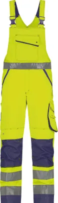 Produktbild von DASSY Warnschutz Latzhose MALMEDY Gr. 48 PLUS  gelb/blau