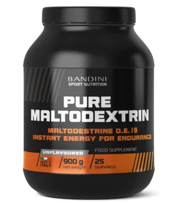 Immagine prodotto di Maltodestrina pura in polvere Bandini Sport Nutritium Pure Maltodextrin, 900 g