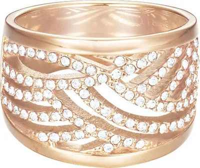 Produktbild von Esprit Damen Ring Edelstahl Rosé JW50236 Zirkonia ESRG02688C1, Ringgröße:54 (17.2 mm Ø)