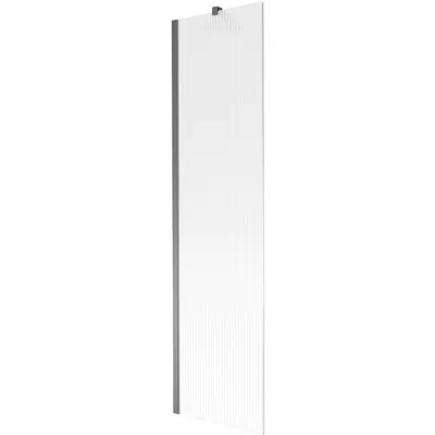 Image de Mexen Next Paroi de baignoire à 1 battant 50 x 150 cm, rayée, gun metal - 895-050-000-00-09-95