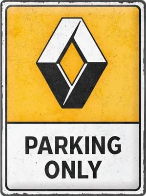 Produktbild von Nostalgic-Art - Blechschild 30 x 40 cm - Renault – Parking Only