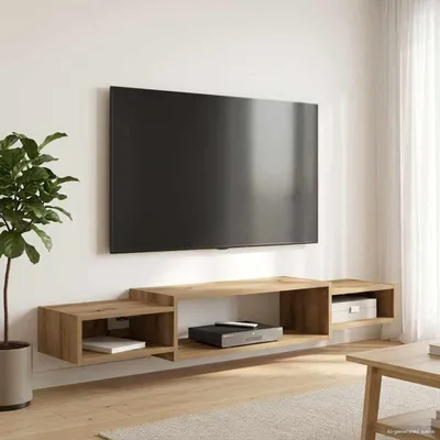 Obrázok produktu pre Maison Exclusive – Nástenná TV skrinka, nástenný držiak, Imitácia "Artisan dub"