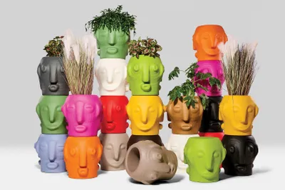 Produktbild von Threebù Blumentopf Hocker Beistelltisch, Afrika Kollektion, nachhaltig, Marcantonio