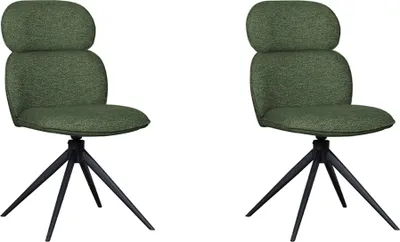 Produktbild von LABEL51 Esszimmerstuhl Finn - Forest - Boucle