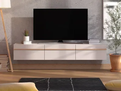 Produktbild von Paitone - TV-Board, 192x42x32h cm Beige, ein Ablageboden