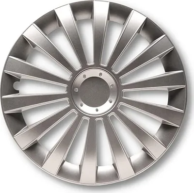 Produktbild von Albrecht Radzierblende Meridian 14" silber Radkappe