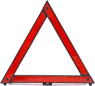 Produktbild von Warndreieck faltbar, reflektierend, ABS Material, für Fahrzeuge, wetterfest