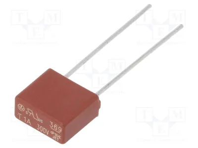 Zdjęcie produktu dla 1 x Bezpiecznik: Bezpiecznik topikowy TE5, 1A, opóźniony, 300VAC, numer katalogowy 369 36911000000, seria TE5
