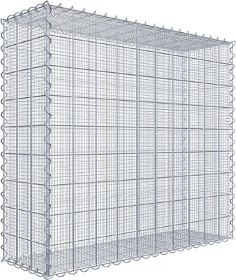 Produktbild von Splittgabione 100 cm x 90 cm x 30 cm (L x H x T), Maschenweite 10 cm x 10 cm, Spirale