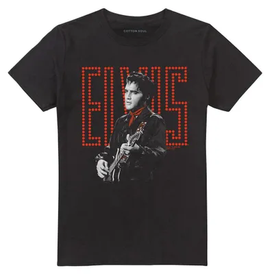 Immagine prodotto di Elvis Presley - Maglietta "Red Guitarman" da uomo/donna unisex TV33200 (XXL) (Nero)