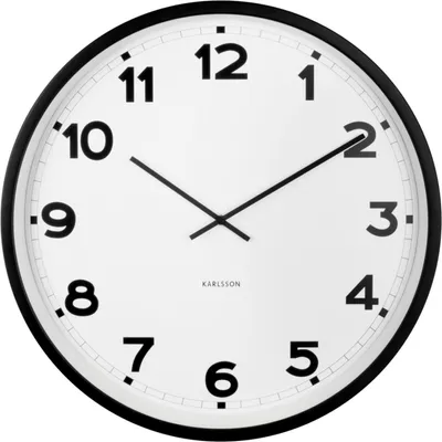 Produktbild von Karlsson - Wanduhr New Classic XL - Weiß - Ø80cm