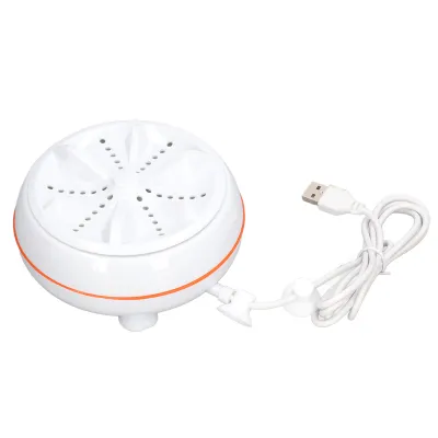 Obrázek produktu pro Mini ultrazvuková pračka, turbínová pračka, ABS turbínová pračka, USB napájení mini pračky, ultrazvuková turbínová pračka, bílá turbínová pračka