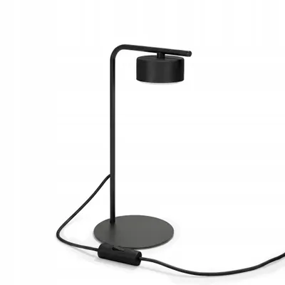 Produktbild von LUXOLAR Tischlampe GX53 LED Schwarz Matt minimalistisch Nachttischlampe