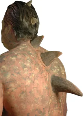 Produktbild von 3 Dämonen Echsen Hörner - für Halloween Kostüm