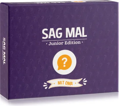 Produktbild von Sag mal... mit Oma - Junior Edition Kennenlernspiel 100+ Fragen Spieler:  2+ Alter: ab 8 Jahren