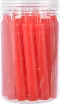 Produktbild von Festliche Baumkerzen für Weihnachtsdeko und Adventskränze, 22 Stück