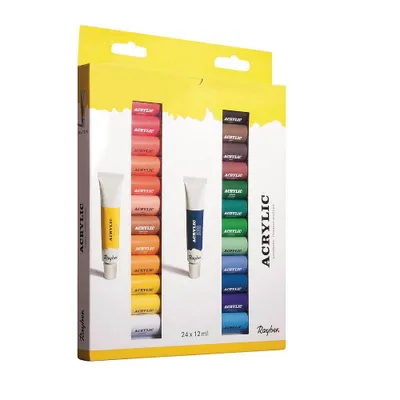Produktbild von Rayher Acrylfarben farbsortiert