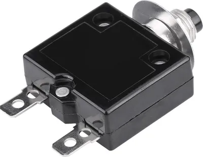 Imagen del producto de Interruptor automático de reinicio manual de 5A, con protección contra sobrecorriente