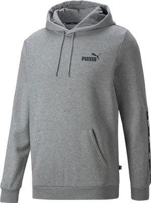 Produktbild von PUMA Ess+ Metallic Tape Hoodie Herren medium gray heather S