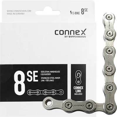 Immagine prodotto di Catena Connex 8sE 6/7/8 velocità E-25 132 maglie argento