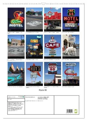 Produktbild von Route 66 (Wandkalender 2026 DIN A2 hoch), CALVENDO Monatskalender