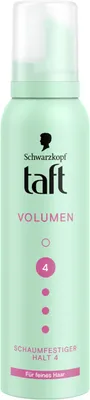 Obrázek produktu pro Schwarzkopf Taft Volumen, Pěnové tužidlo na vlasy, Ženy, 150 ml, Jemné vlasy, Zvětšující objem, Pumpovacíc lahvička