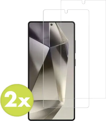 Immagine prodotto di Samsung Galaxy S25 Ultra Screenprotector: Pellicola protettiva in vetro Accezz 2 pack - Trasparente
