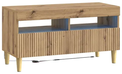 Produktbild von vidaXL LED-TV-Schrank Artisan-Eiche Holzwerkstoff
