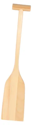 Houten peddel, onbehandeld, 42 cm, roeivorm, Wanddecoratie