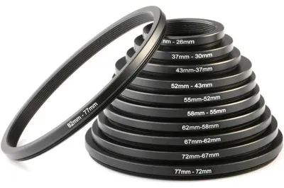 Productafbeelding van Filteradapter, verloopring, 11-delig. Set van 11 verloopringen