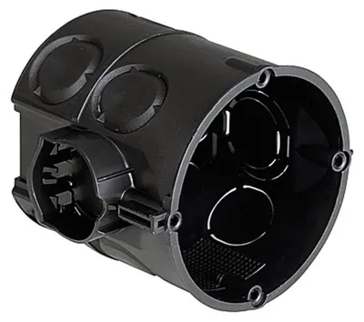 Produktbild von Kaiser 1555-04, Schwarz, IPX2, RoHS, VDE, 66 mm