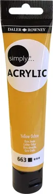 Obrázek produktu pro Daler Rowney Simply Akrylová barva Yellow Ochre 75 ml 1 ks