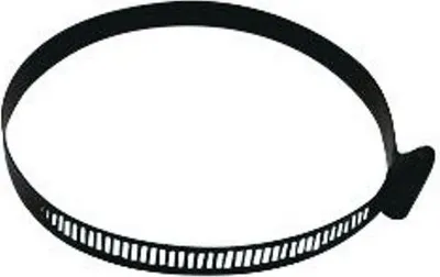 Produktbild von Schlauchklemmen für Aluflexrohre Ø 60 - 165 mm schwarz