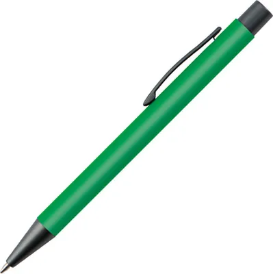 Produktbild von 10 Kugelschreiber / mit Clip aus Metall / Farbe: grün