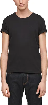 Produktbild von s.Oliver Herren 130.11.899.12.130.2057430 T Shirt, Schwarz, XXL EU