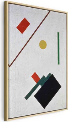 Produktbild von Italienischer Leinwand Leinwandbild - Suprematist Composition (Kazimir Malevich) 60x90 cm Reproduktionen l-E-10760-b-a