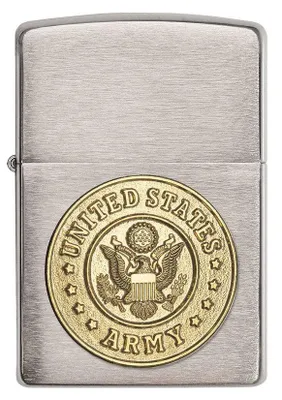 Produktbild von Zippo 280ARM Classic US Army Emblem Lighter (Silver)