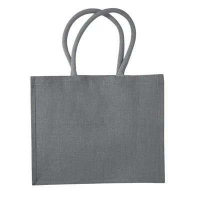 Produktbild von Westford Mill Jute-Einkaufstasche, 21 Liter BC1542 (Einheitsgröße) (Graphite Grau/)