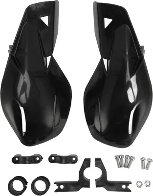 Imagen del producto de Protectores universales para manos de motocicleta, resistentes al viento y a los golpes, para proteger el manillar, ideales para uso off-road y motocross, color