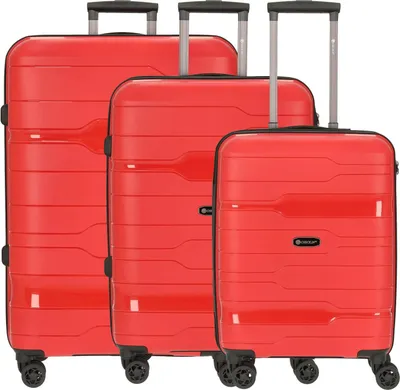 Produktbild von CHECK.IN Memphis Trolley-Set 3tlg. (rot)