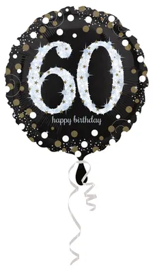 Produktbild von 60. Geburtstag gold Folienballon