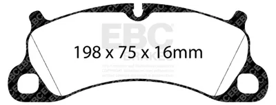 Produktbild von EBC BLUESTUFF NDX Bremsbelagsatz Vorne Porsche
