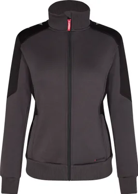 Produktbild von F. Engel Galaxy Damen Sweatcardigan, Anthrazitgrau/Schwarz, Gr. M
