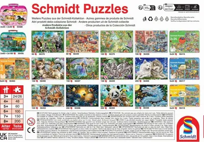 Immagine prodotto di Schmidt Spiele puzzle Amici del lupo 200 pezzi